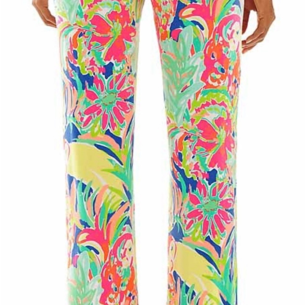 Lilly Pulitzer Colorful Floral Women's Pants